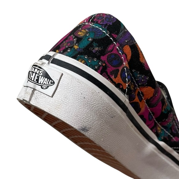 Vans Slip On Mushroom Skull Trippy Drip Psychedelic - Picture 9 of 10